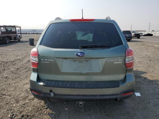 JF2SJADC9FH593238 - 2015 SUBARU FORESTER 2.5I PREMIUM GREEN photo 6