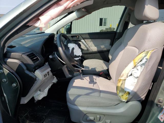 JF2SJADC9FH593238 - 2015 SUBARU FORESTER 2.5I PREMIUM GREEN photo 7