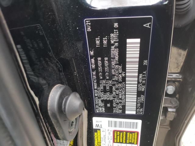 5TDGZRBH1MS543324 - 2021 TOYOTA HIGHLANDER XLE 黑色 照片 13