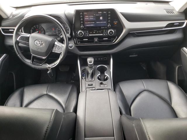 5TDGZRBH1MS543324 - 2021 TOYOTA HIGHLANDER XLE 黑色 照片 8