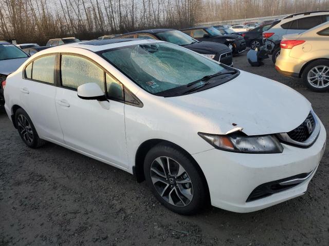 19XFB2F86DE224500 - 2013 HONDA CIVIC EX WHITE photo 4