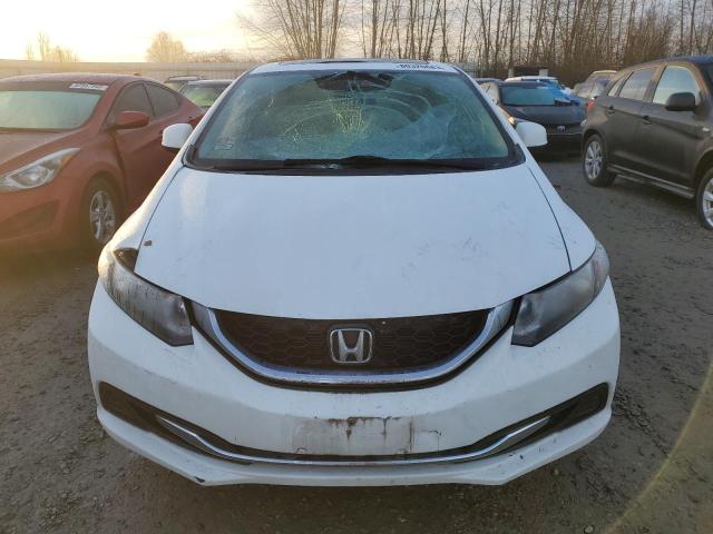 19XFB2F86DE224500 - 2013 HONDA CIVIC EX WHITE photo 5