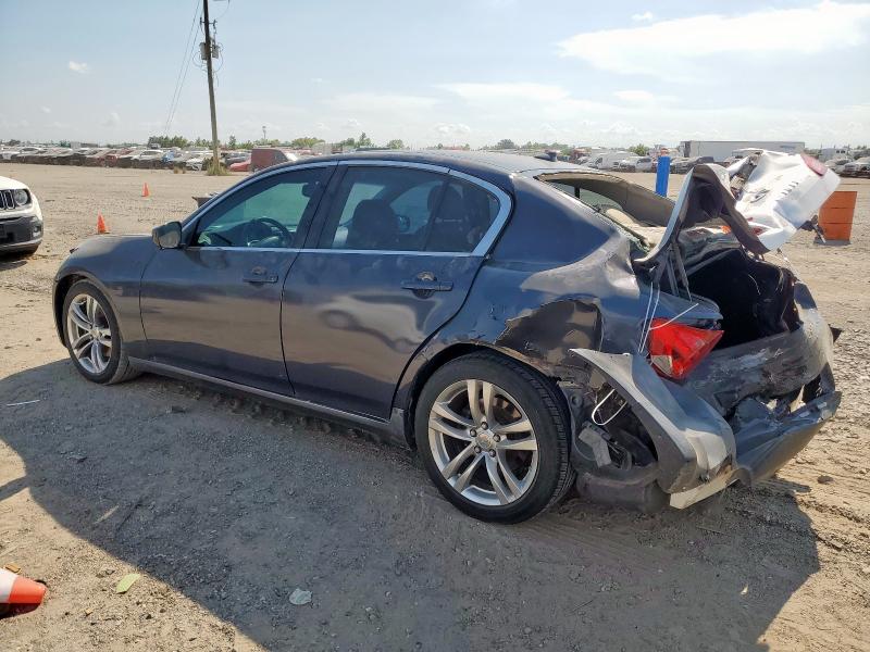 JNKCV61E19M013310 - 2009 INFINITI G37 BASE BLUE photo 2