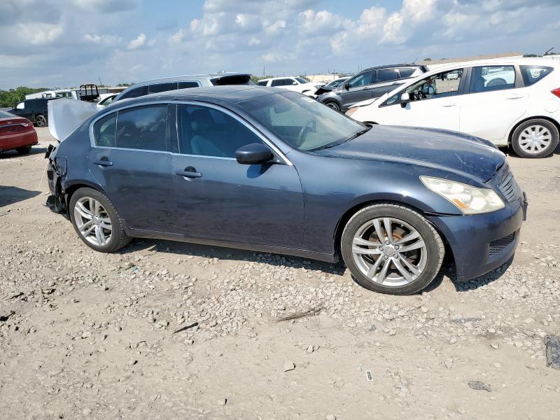 JNKCV61E19M013310 - 2009 INFINITI G37 BASE BLUE photo 4