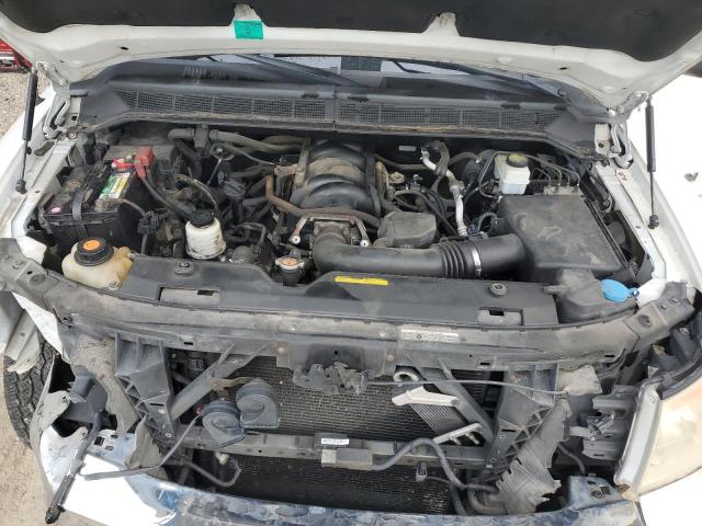 1N6BA0CC1CN307564 - 2012 NISSAN TITAN S WHITE photo 11