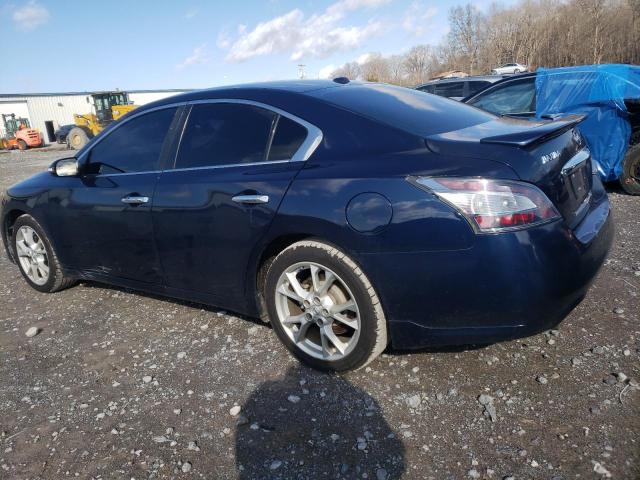 1N4AA5AP2DC809956 - 2013 NISSAN MAXIMA S BLUE photo 2