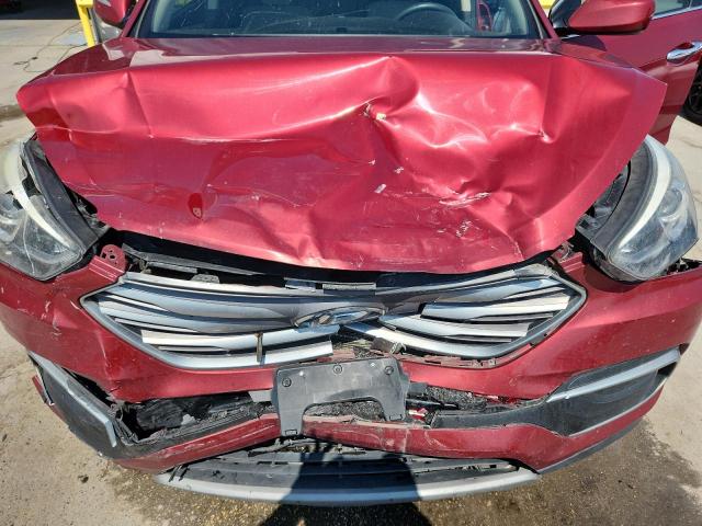 5XYZT3LB3JG523618 - 2018 HYUNDAI SANTA FE S RED photo 12