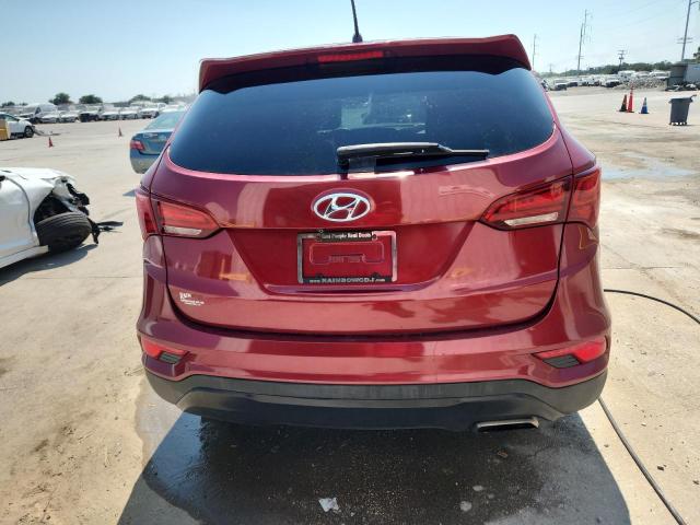 5XYZT3LB3JG523618 - 2018 HYUNDAI SANTA FE S RED photo 6