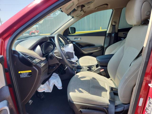 5XYZT3LB3JG523618 - 2018 HYUNDAI SANTA FE S RED photo 7