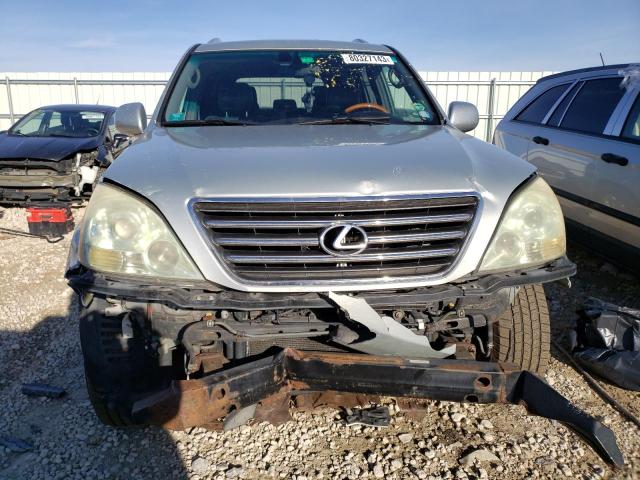 JTJBT20X730022331 - 2003 LEXUS GX 470 SILVER photo 5