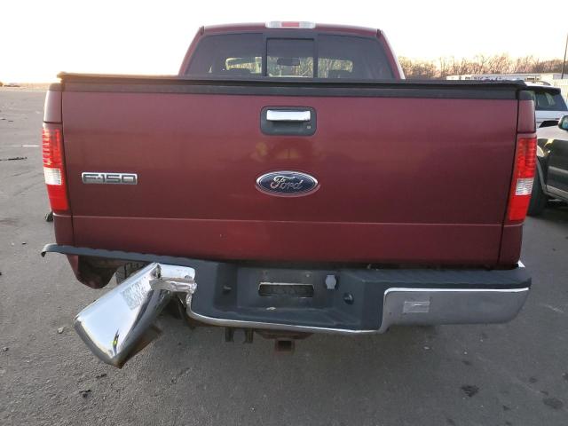 1FTPX14556FB21277 - 2006 FORD F150 RED photo 6