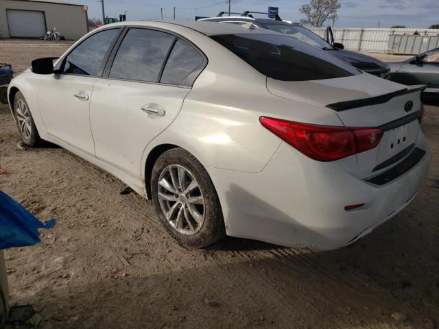 JN1BV7AR7FM399607 - 2015 INFINITI Q50 BASE WHITE photo 2