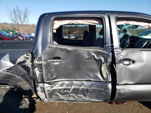 3TMJU4GN3BM124989 - 2011 TOYOTA TACOMA DOUBLE CAB PRERUNNER GRAY photo 10