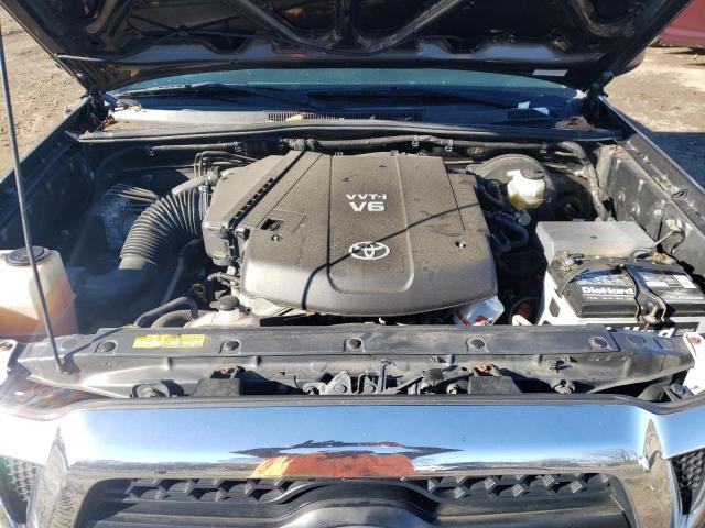 3TMJU4GN3BM124989 - 2011 TOYOTA TACOMA DOUBLE CAB PRERUNNER GRAY photo 11