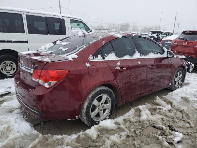 1G1PC5SB1F7268467 - 2015 CHEVROLET CRUZE LT BURGUNDY photo 3