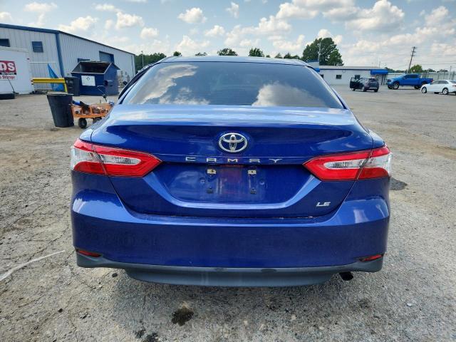 JTNB11HK3J3037007 - 2018 TOYOTA CAMRY L BLUE photo 6
