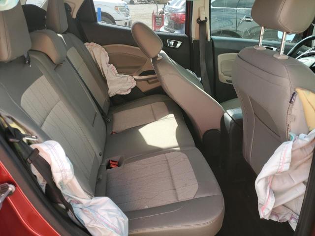 MAJ3S2GE3KC290441 - 2019 FORD ECOSPORT SE Czerwony zdjęcie 10