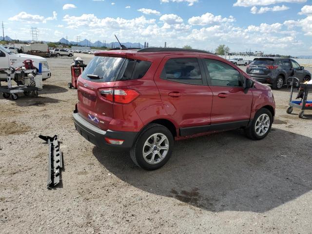 MAJ3S2GE3KC290441 - 2019 FORD ECOSPORT SE Czerwony zdjęcie 3