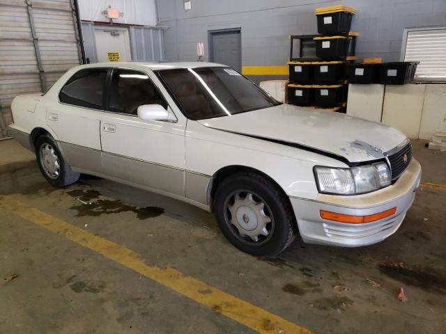 JT8UF11E7P0156335 - 1993 LEXUS LS 400 WHITE photo 4