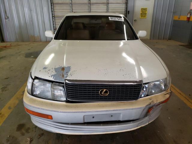 JT8UF11E7P0156335 - 1993 LEXUS LS 400 WHITE photo 5