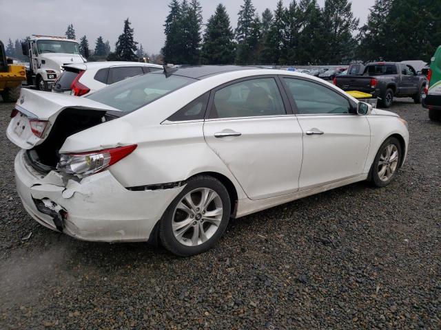 5NPEC4AC1CH419253 - 2012 HYUNDAI SONATA SE WHITE photo 3