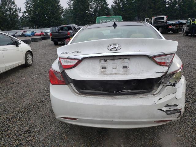 5NPEC4AC1CH419253 - 2012 HYUNDAI SONATA SE WHITE photo 6