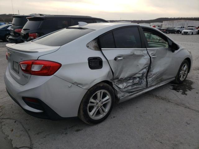 1G1BE5SM5H7125837 - 2017 CHEVROLET CRUZE LT SILVER photo 3