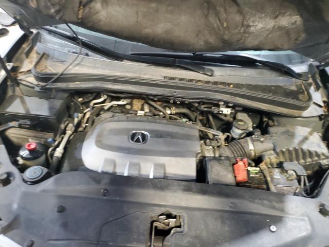 2HNYD2H63AH500317 - 2010 ACURA MDX TECHNOLOGY GRAY photo 12