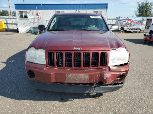 1J8GR48K77C587865 - 2007 JEEP GRAND CHEROKEE LAREDO BURGUNDY photo 5