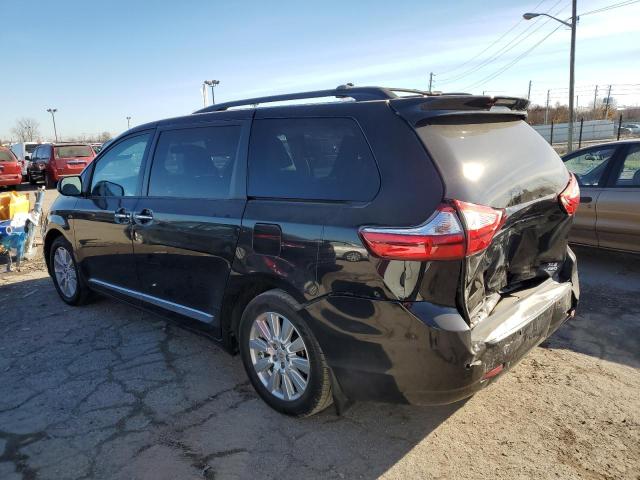 5TDDZ3DC6HS157506 - 2017 TOYOTA SIENNA XLE BLACK photo 2