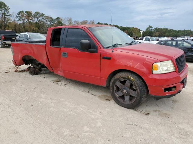 1FTRX12W95FA95253 - 2005 FORD F150 RED photo 4