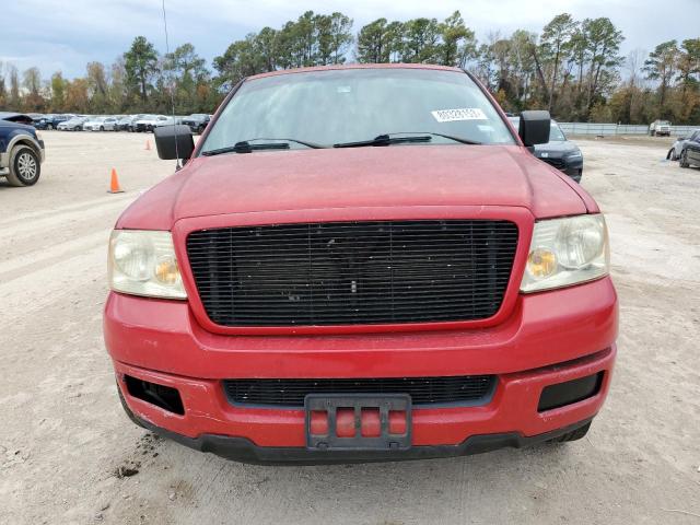 1FTRX12W95FA95253 - 2005 FORD F150 RED photo 5