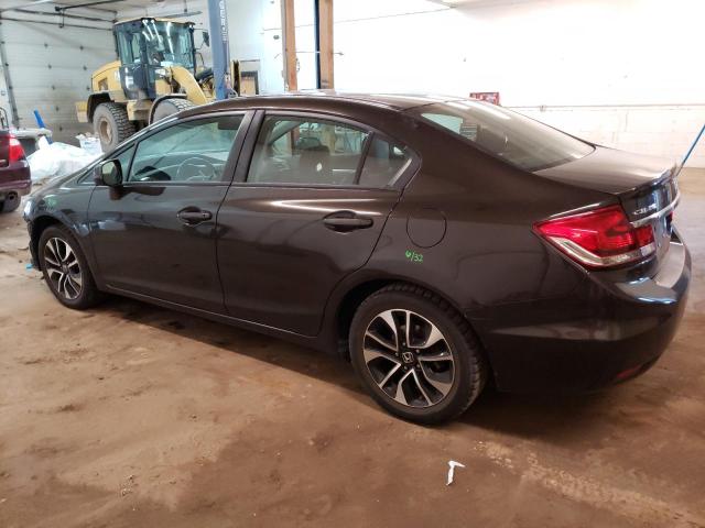 2HGFB2F96DH526951 - 2013 HONDA CIVIC EXL ყავისფერი ფოტო 2