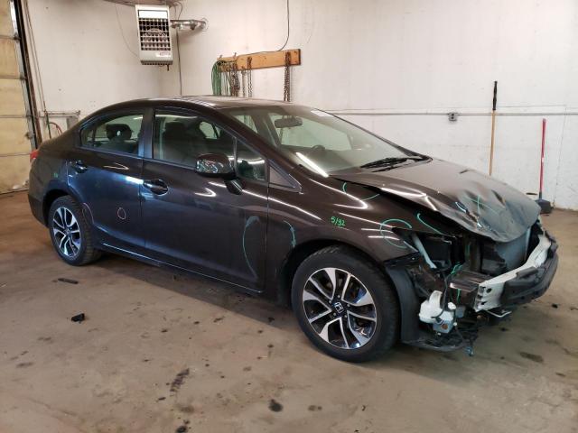 2HGFB2F96DH526951 - 2013 HONDA CIVIC EXL ყავისფერი ფოტო 4