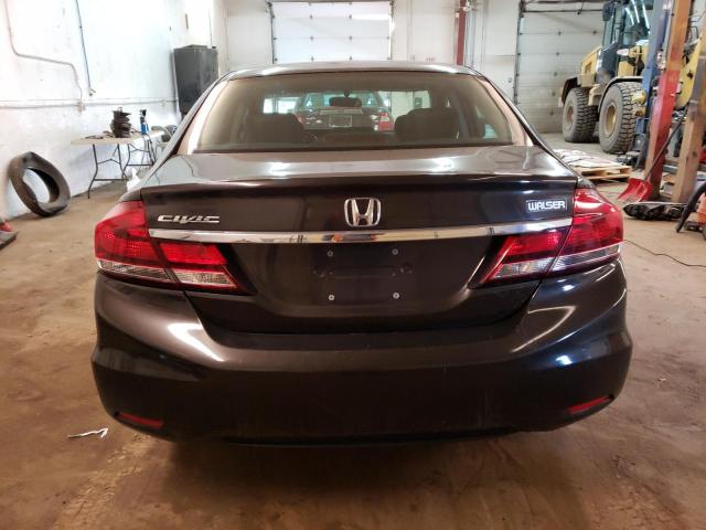 2HGFB2F96DH526951 - 2013 HONDA CIVIC EXL ყავისფერი ფოტო 6