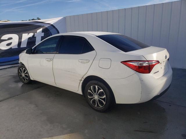 5YFBURHE0FP310200 - 2015 TOYOTA COROLLA L WHITE photo 2