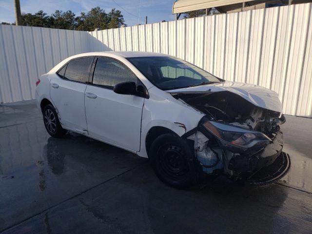 5YFBURHE0FP310200 - 2015 TOYOTA COROLLA L WHITE photo 4