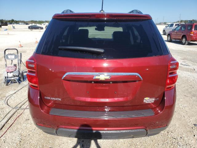 2GNALCEK9H1602359 - 2017 CHEVROLET EQUINOX LT RED photo 6