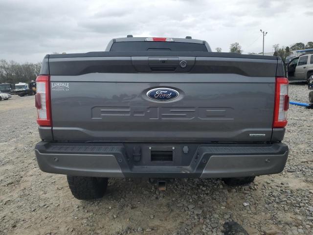 1FTFW1E84PFA93657 - 2023 FORD F150 SUPERCREW GRAY photo 6