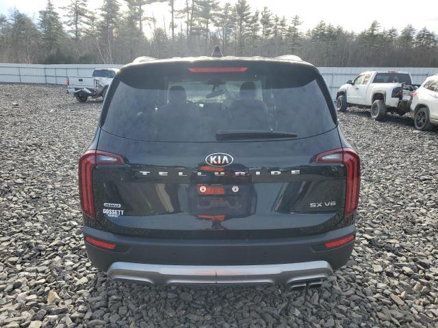 5XYP5DHC7LG091370 - 2020 KIA TELLURIDE SX BLACK photo 6