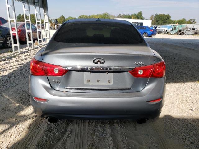 JN1BV7ARXFM420708 - 2015 INFINITI Q50 BASE BLUE photo 6