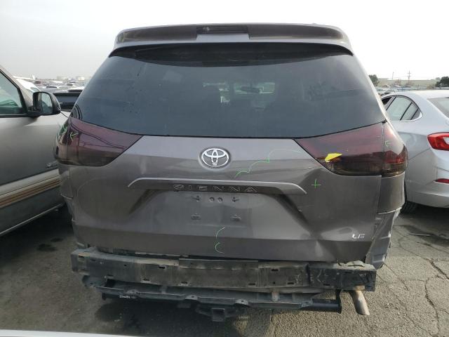 5TDKK3DC7ES425096 - 2014 TOYOTA SIENNA LE GRAY photo 6