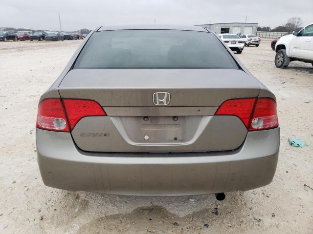 2HGFA16598H330275 - 2008 HONDA CIVIC LX BEIGE photo 6