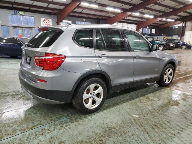 5UXWX5C52BL709104 - 2011 BMW X3 XDRIVE28I SILVER photo 3