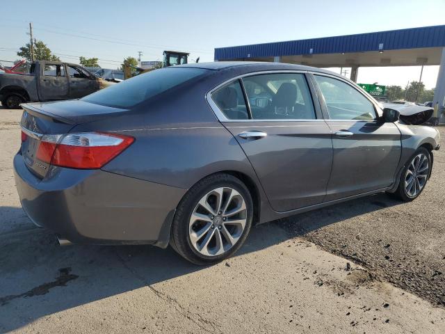 1HGCR2F54EA012009 - 2014 HONDA ACCORD SPORT GRAY photo 3