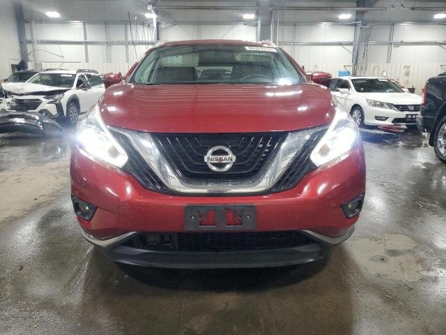 5N1AZ2MH8JN170452 - 2018 NISSAN MURANO S BURGUNDY photo 5