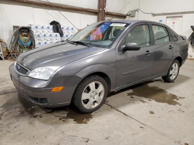 1FAFP34N47W116442 - 2007 FORD FOCUS ZX4 GRAY photo 1