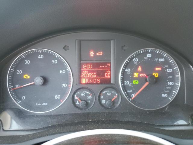 3VWRM71K28M090973 - 2008 VOLKSWAGEN JETTA SE 蓝色 照片 9