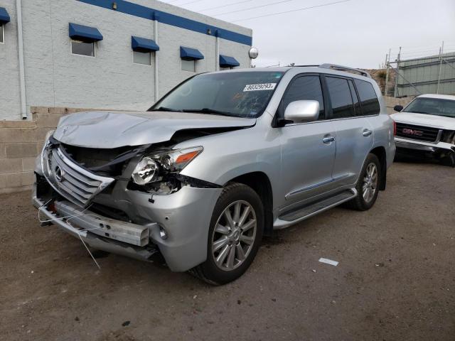 JTJHY00W584017619 - 2008 LEXUS LX 570 SILVER photo 1