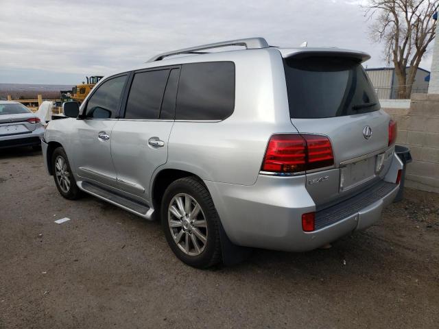 JTJHY00W584017619 - 2008 LEXUS LX 570 SILVER photo 2